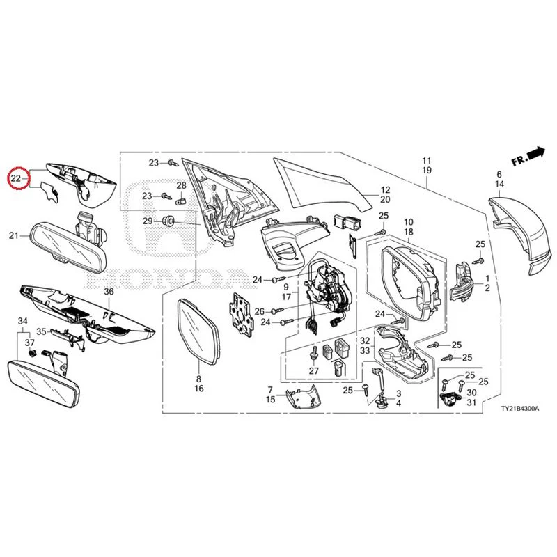[NEW] JDM HONDA LEGEND HYBRID KC2 2016 Mirrors GENUINE OEM - Image 61