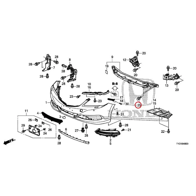 [NEW] JDM HONDA LEGEND HYBRID KC2 2016 Front Bumper (100/110/500/510) GENUINE OEM - Image 36