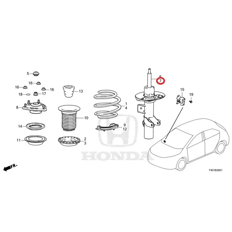 [NEW] JDM HONDA CIVIC FL5 2023 Front damper (TYPE R) GENUINE OEM - Image 10