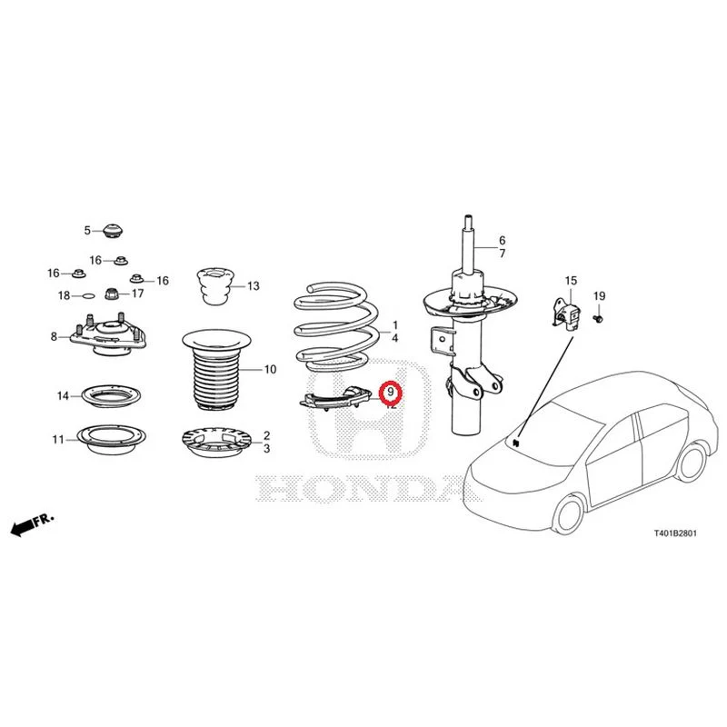 [NEW] JDM HONDA CIVIC FL5 2023 Front damper (TYPE R) GENUINE OEM - Image 12