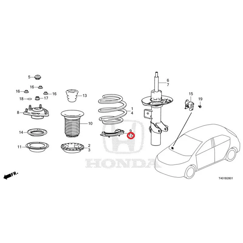 [NEW] JDM HONDA CIVIC FL5 2023 Front damper (TYPE R) GENUINE OEM - Image 15