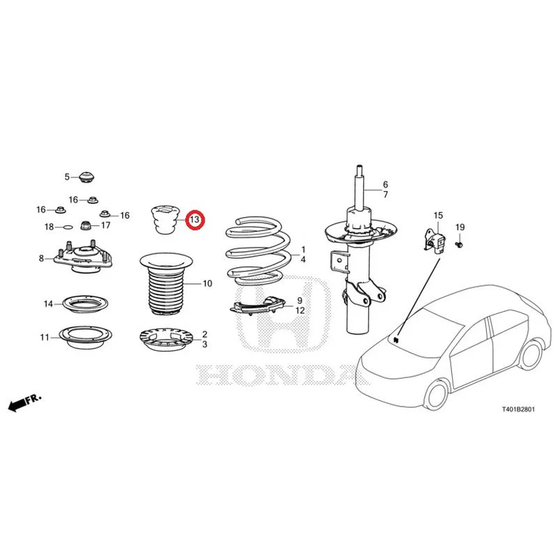 [NEW] JDM HONDA CIVIC FL5 2023 Front damper (TYPE R) GENUINE OEM - Image 16