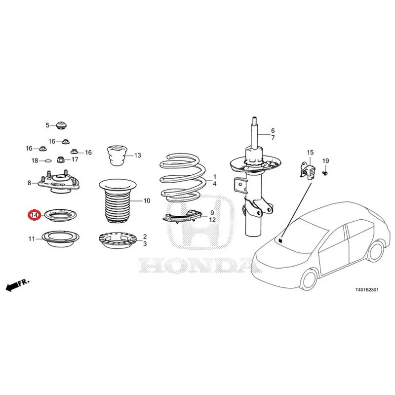 [NEW] JDM HONDA CIVIC FL5 2023 Front damper (TYPE R) GENUINE OEM - Image 17