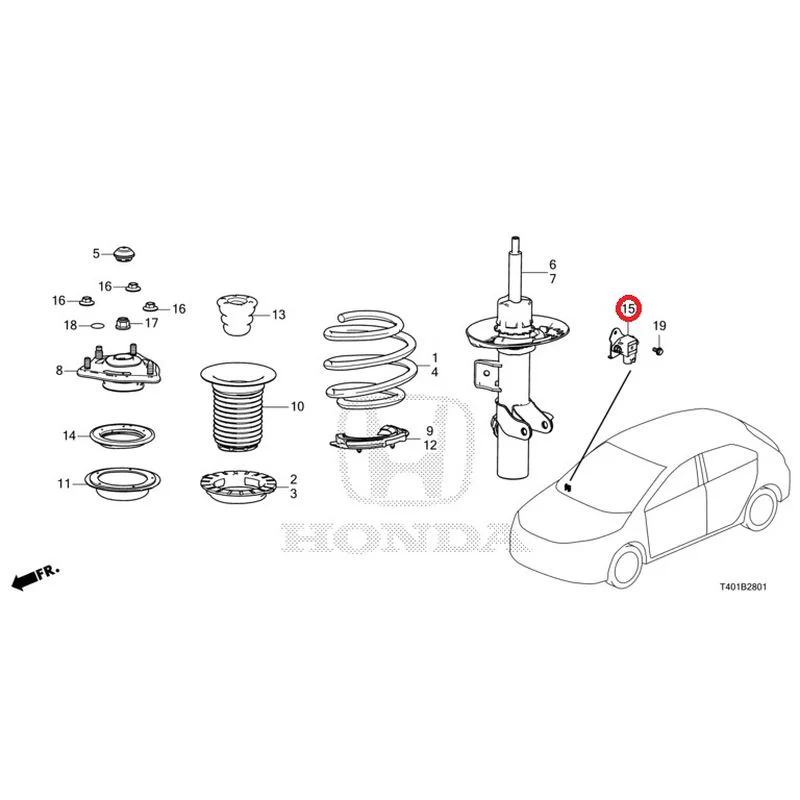 [NEW] JDM HONDA CIVIC FL5 2023 Front damper (TYPE R) GENUINE OEM - Image 18