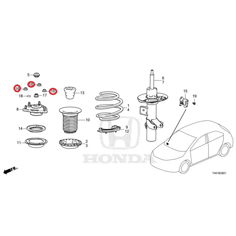 [NEW] JDM HONDA CIVIC FL5 2023 Front damper (TYPE R) GENUINE OEM - Image 19