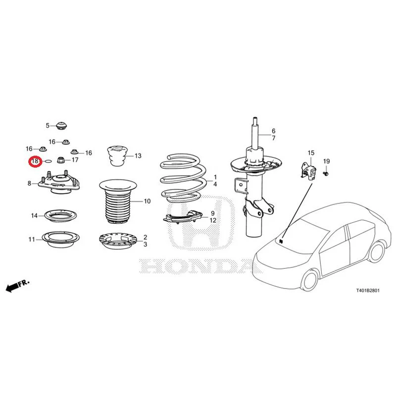 [NEW] JDM HONDA CIVIC FL5 2023 Front damper (TYPE R) GENUINE OEM - Image 21