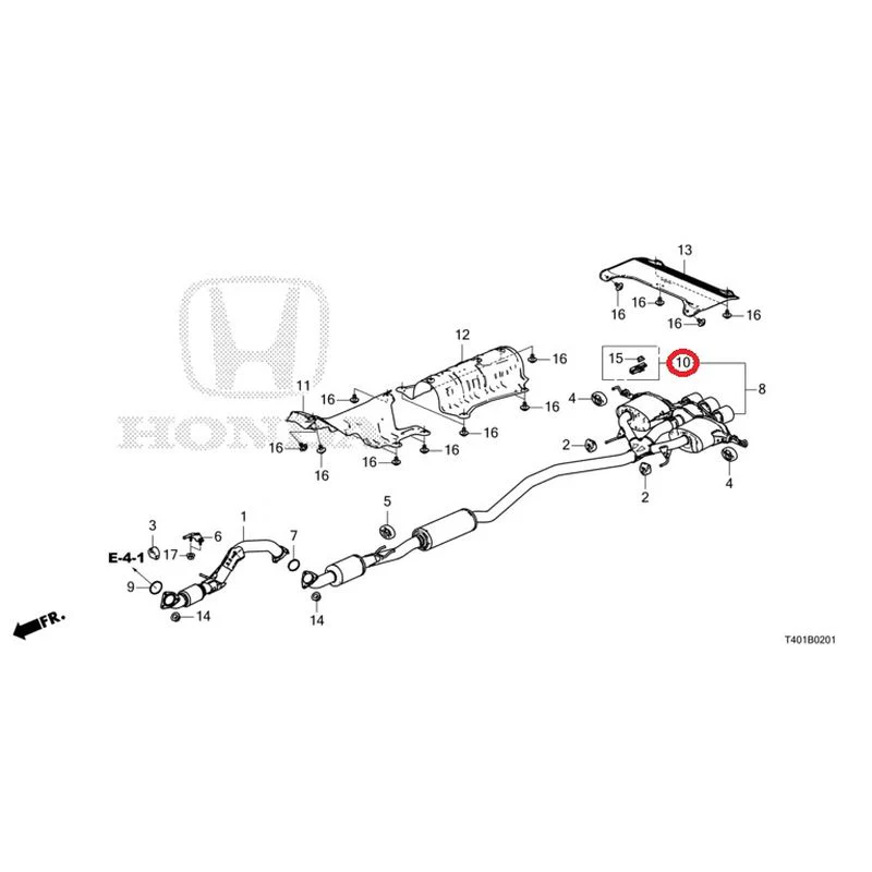 [NEW] JDM HONDA CIVIC FL5 2023 Exhaust Pipe/Silencer (TYPE R) GENUINE OEM - Image 11