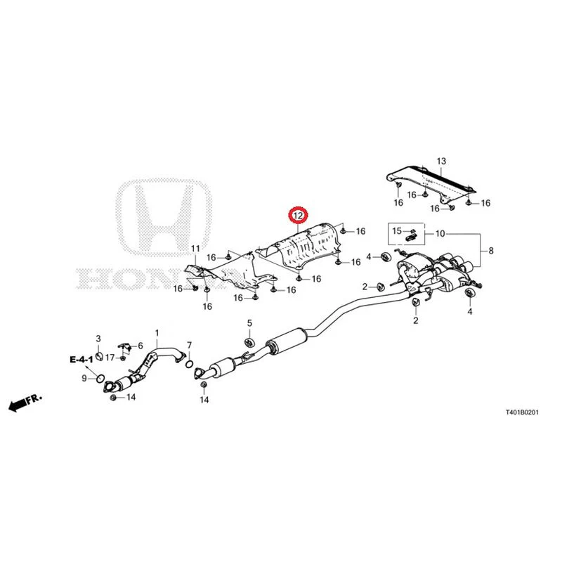 [NEW] JDM HONDA CIVIC FL5 2023 Exhaust Pipe/Silencer (TYPE R) GENUINE OEM - Image 13