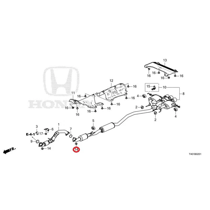[NEW] JDM HONDA CIVIC FL5 2023 Exhaust Pipe/Silencer (TYPE R) GENUINE OEM - Image 15