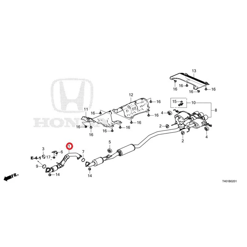 [NEW] JDM HONDA CIVIC FL5 2023 Exhaust Pipe/Silencer (TYPE R) GENUINE OEM - Image 2