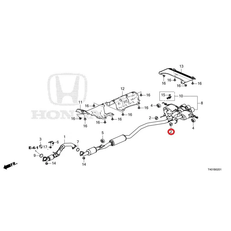[NEW] JDM HONDA CIVIC FL5 2023 Exhaust Pipe/Silencer (TYPE R) GENUINE OEM - Image 3