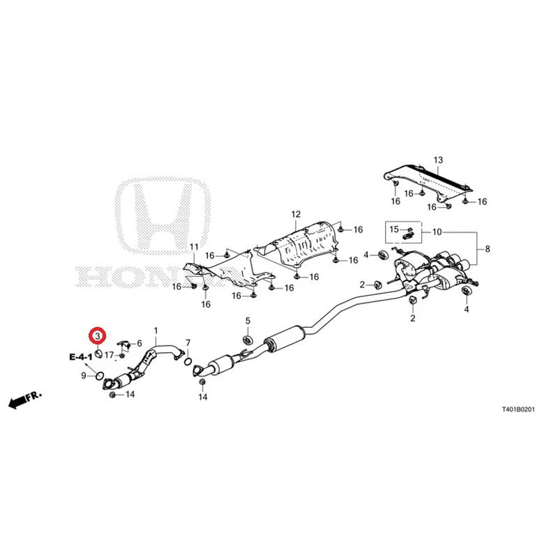 [NEW] JDM HONDA CIVIC FL5 2023 Exhaust Pipe/Silencer (TYPE R) GENUINE OEM - Image 4