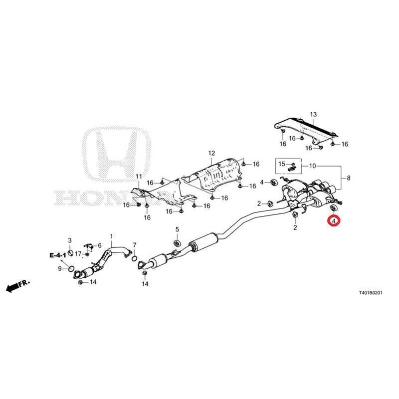 [NEW] JDM HONDA CIVIC FL5 2023 Exhaust Pipe/Silencer (TYPE R) GENUINE OEM - Image 5