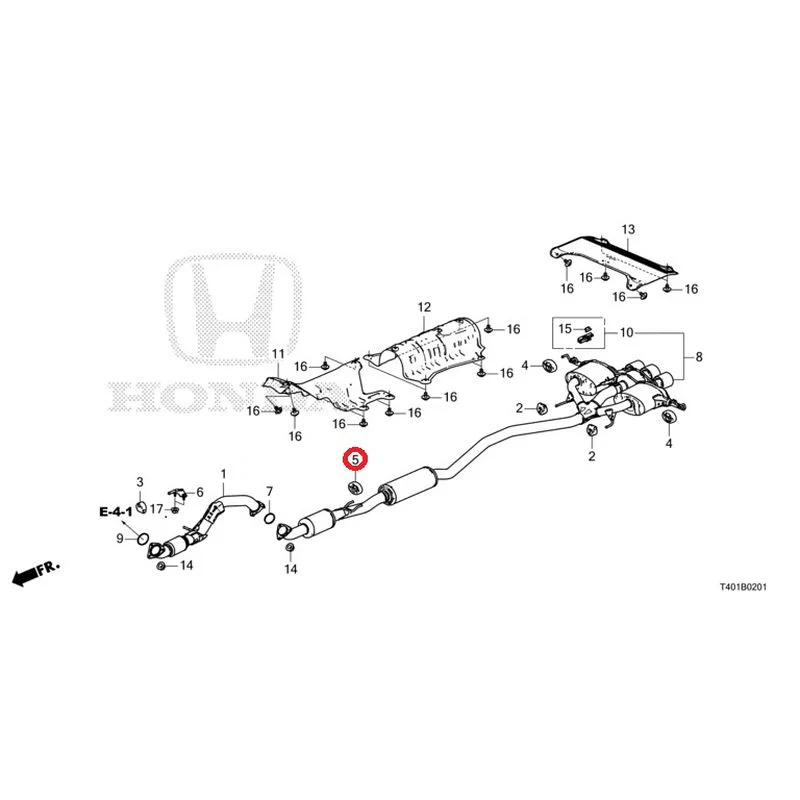 [NEW] JDM HONDA CIVIC FL5 2023 Exhaust Pipe/Silencer (TYPE R) GENUINE OEM - Image 6
