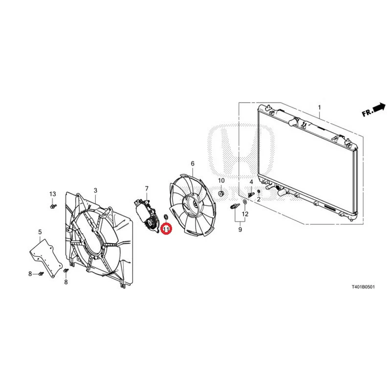 [NEW] JDM HONDA CIVIC FL5 2023 Radiator (TYPE R) GENUINE OEM - Image 12