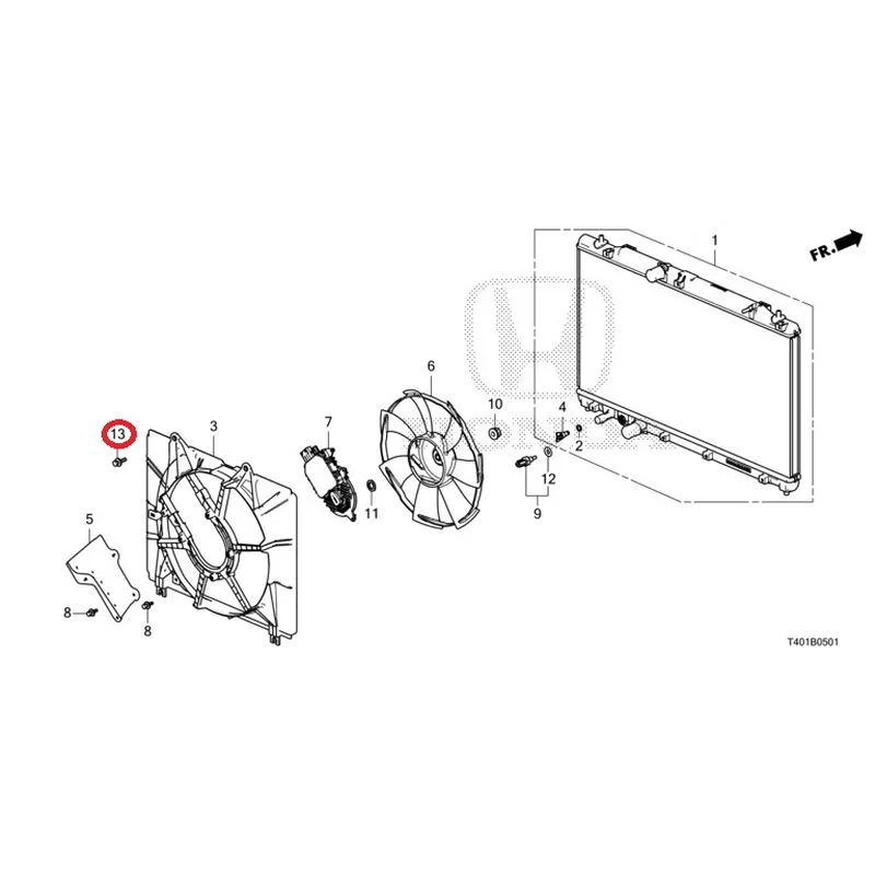 [NEW] JDM HONDA CIVIC FL5 2023 Radiator (TYPE R) GENUINE OEM - Image 14