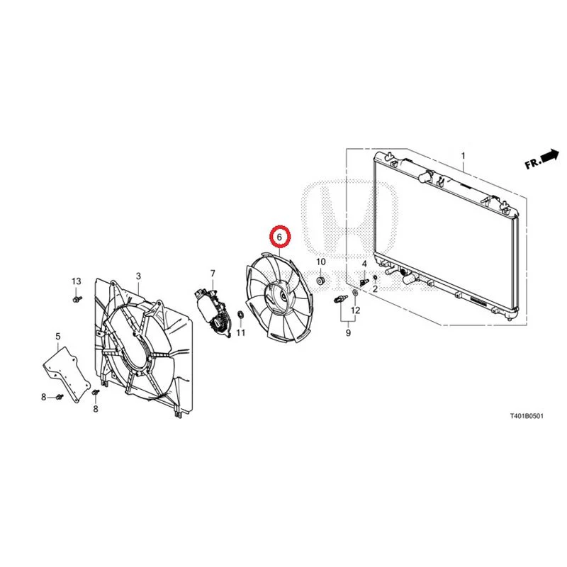 [NEW] JDM HONDA CIVIC FL5 2023 Radiator (TYPE R) GENUINE OEM - Image 7