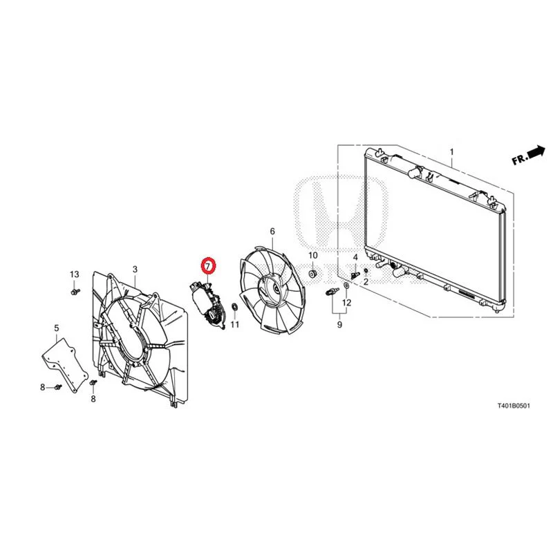 [NEW] JDM HONDA CIVIC FL5 2023 Radiator (TYPE R) GENUINE OEM - Image 8