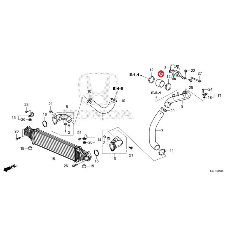[NEW] JDM HONDA CIVIC FL5 2023 Intercooler (TYPE R) GENUINE OEM - Image 10