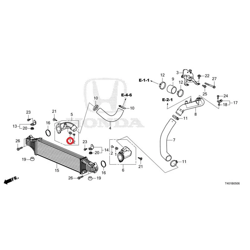 [NEW] JDM HONDA CIVIC FL5 2023 Intercooler (TYPE R) GENUINE OEM - Image 2