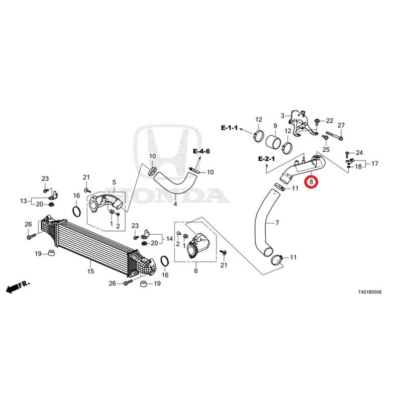 [NEW] JDM HONDA CIVIC FL5 2023 Intercooler (TYPE R) GENUINE OEM - Image 9