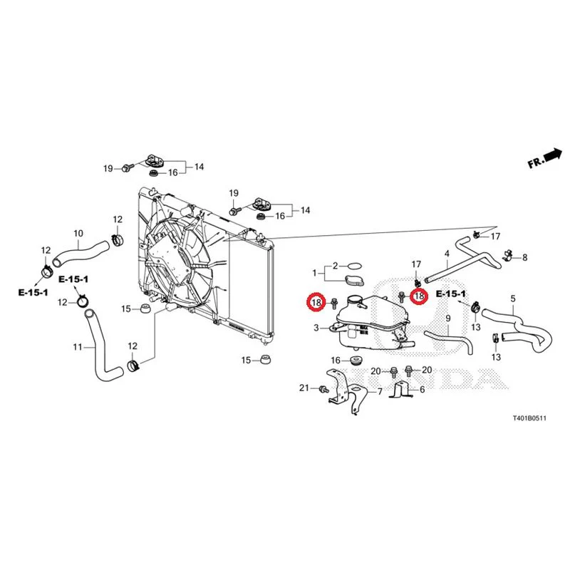 [NEW] JDM HONDA CIVIC FL5 2023 Radiator hose/expansion tank (TYPE R) GENUINE OEM - Image 19