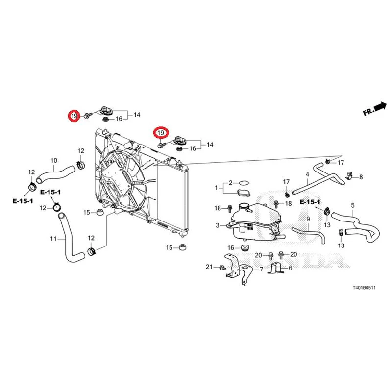 [NEW] JDM HONDA CIVIC FL5 2023 Radiator hose/expansion tank (TYPE R) GENUINE OEM - Image 20