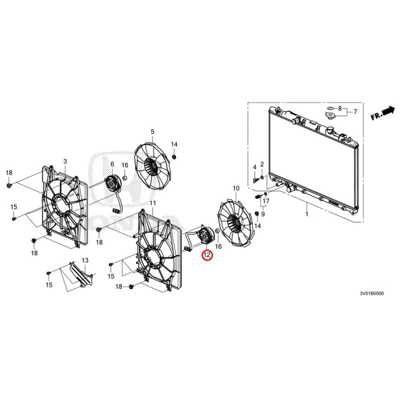 [NEW] JDM HONDA ZR-V RZ3 2023 Radiator GENUINE OEM - Image 13