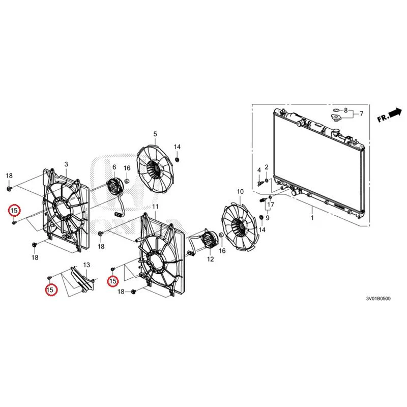 [NEW] JDM HONDA ZR-V RZ3 2023 Radiator GENUINE OEM - Image 16
