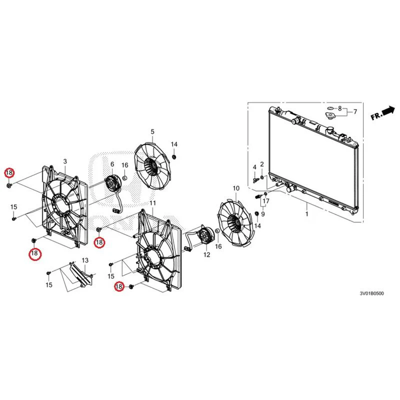 [NEW] JDM HONDA ZR-V RZ3 2023 Radiator GENUINE OEM - Image 19