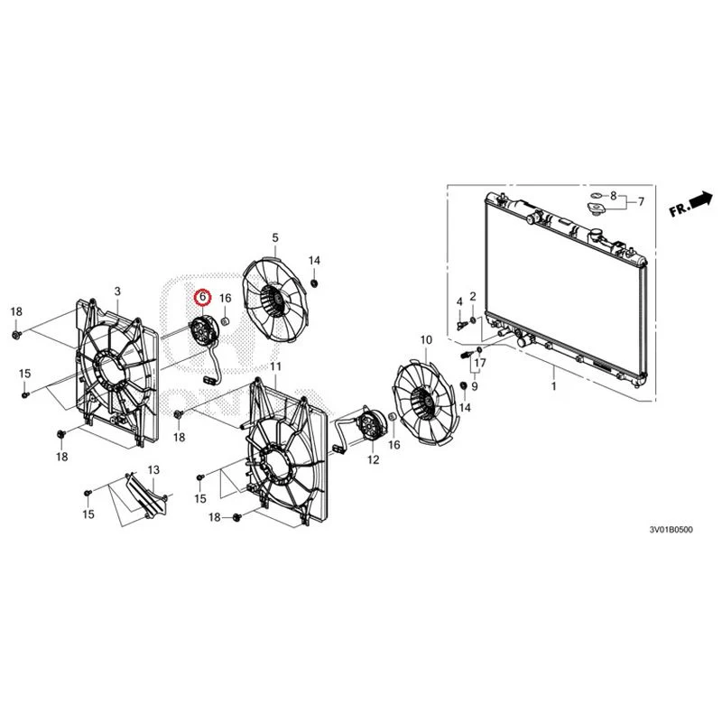 [NEW] JDM HONDA ZR-V RZ3 2023 Radiator GENUINE OEM - Image 7