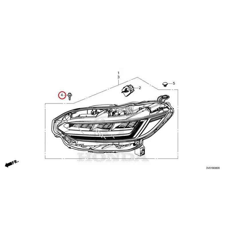 [NEW] JDM HONDA ZR-V RZ3 2023 Headlight GENUINE OEM - Image 5