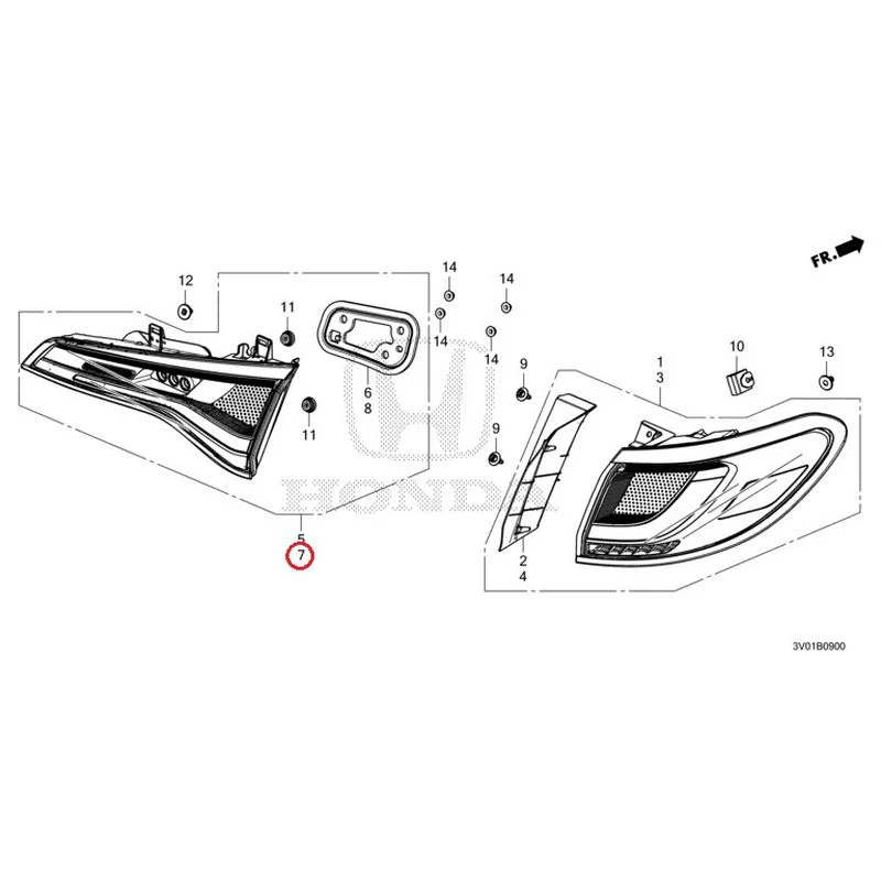 [NEW] JDM HONDA ZR-V RZ3 2023 Taillights GENUINE OEM - Image 11