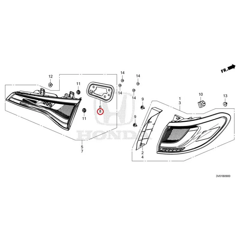 [NEW] JDM HONDA ZR-V RZ3 2023 Taillights GENUINE OEM - Image 13