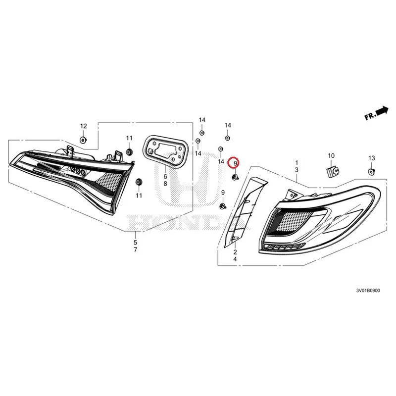 [NEW] JDM HONDA ZR-V RZ3 2023 Taillights GENUINE OEM - Image 14