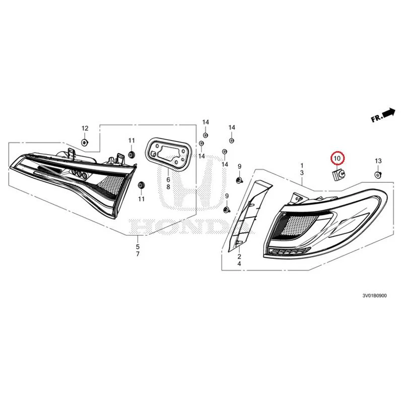[NEW] JDM HONDA ZR-V RZ3 2023 Taillights GENUINE OEM - Image 15