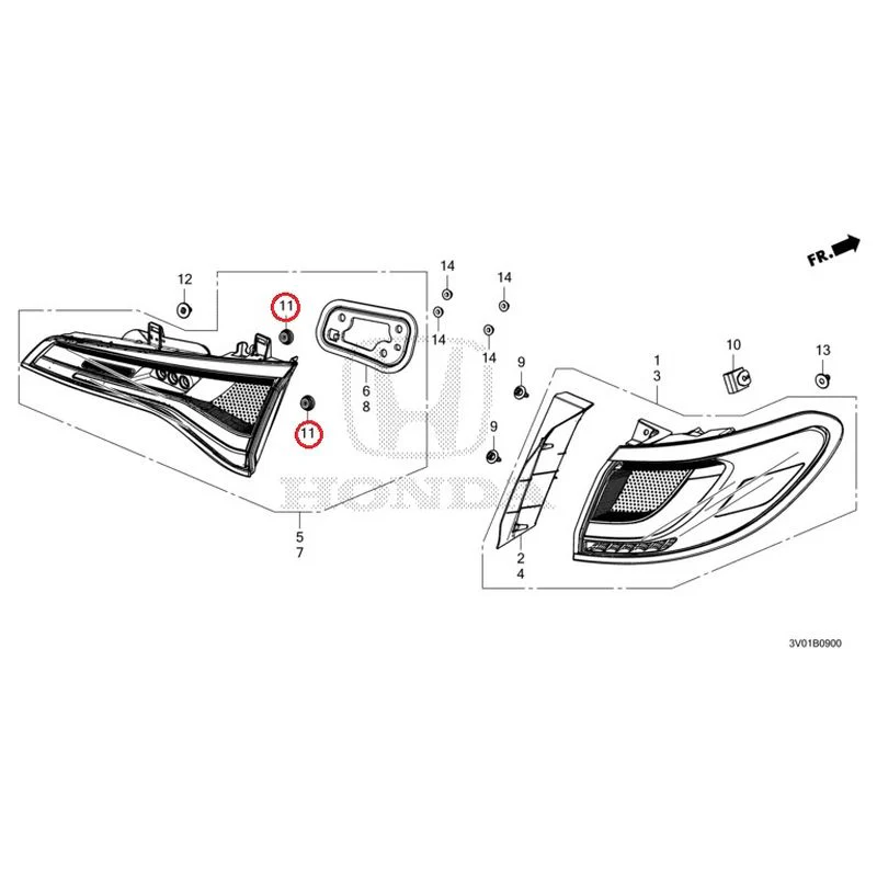 [NEW] JDM HONDA ZR-V RZ3 2023 Taillights GENUINE OEM - Image 16
