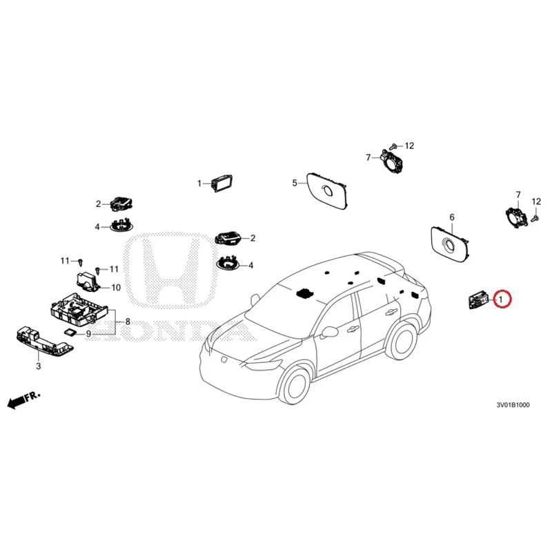 [NEW] JDM HONDA ZR-V RZ3 2023 Interior Lights GENUINE OEM - Image 2
