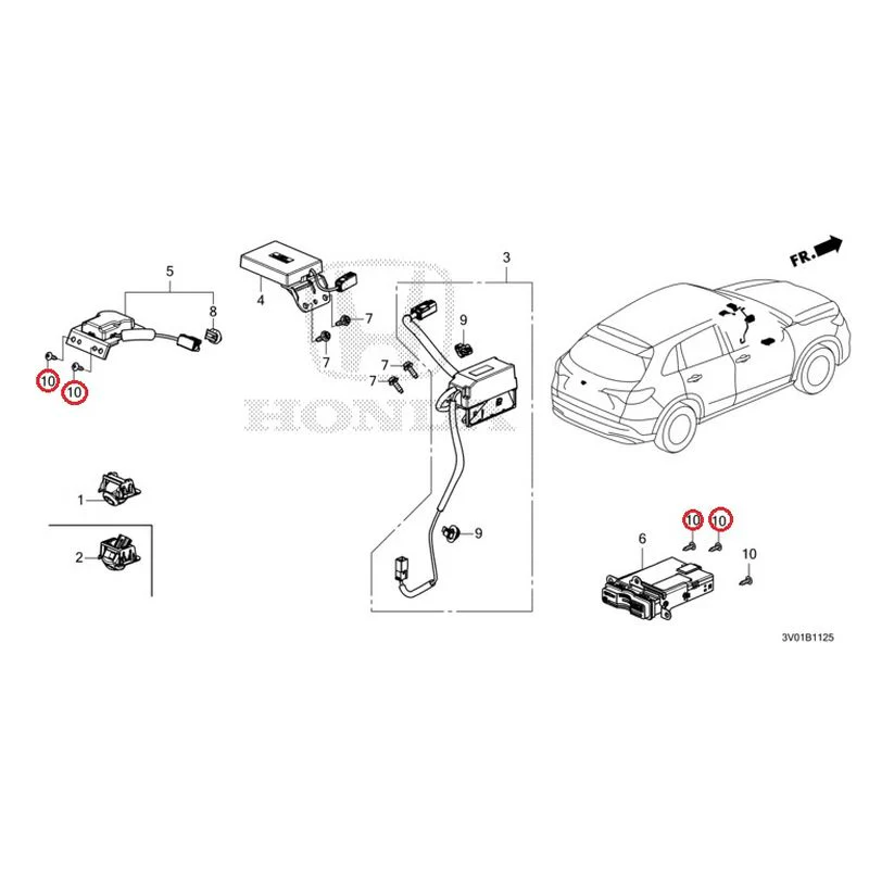 [NEW] JDM HONDA ZR-V RZ3 2023 Rear View Camera/Gnss Antenna GENUINE OEM - Image 10