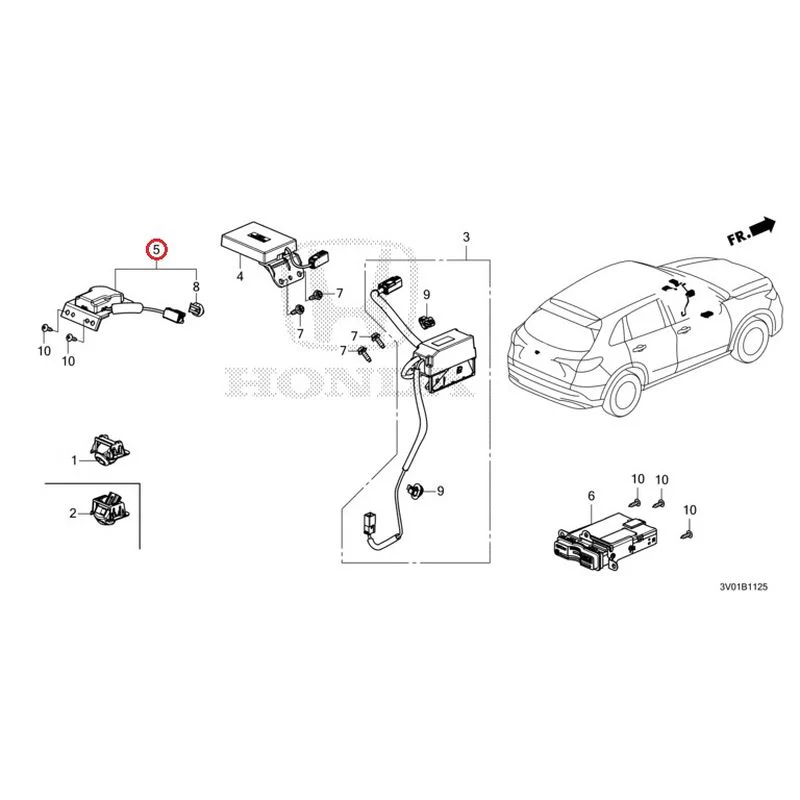 [NEW] JDM HONDA ZR-V RZ3 2023 Rear View Camera/Gnss Antenna GENUINE OEM - Image 5