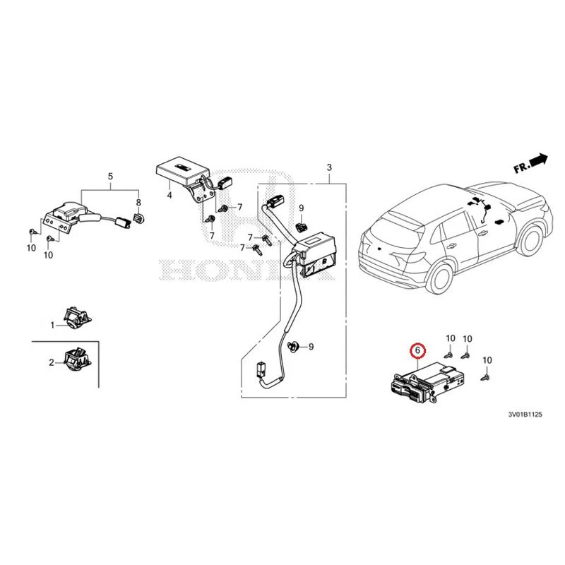 [NEW] JDM HONDA ZR-V RZ3 2023 Rear View Camera/Gnss Antenna GENUINE OEM - Image 6