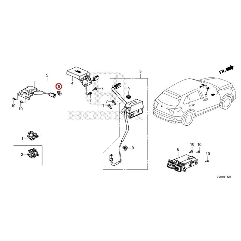 [NEW] JDM HONDA ZR-V RZ3 2023 Rear View Camera/Gnss Antenna GENUINE OEM - Image 8