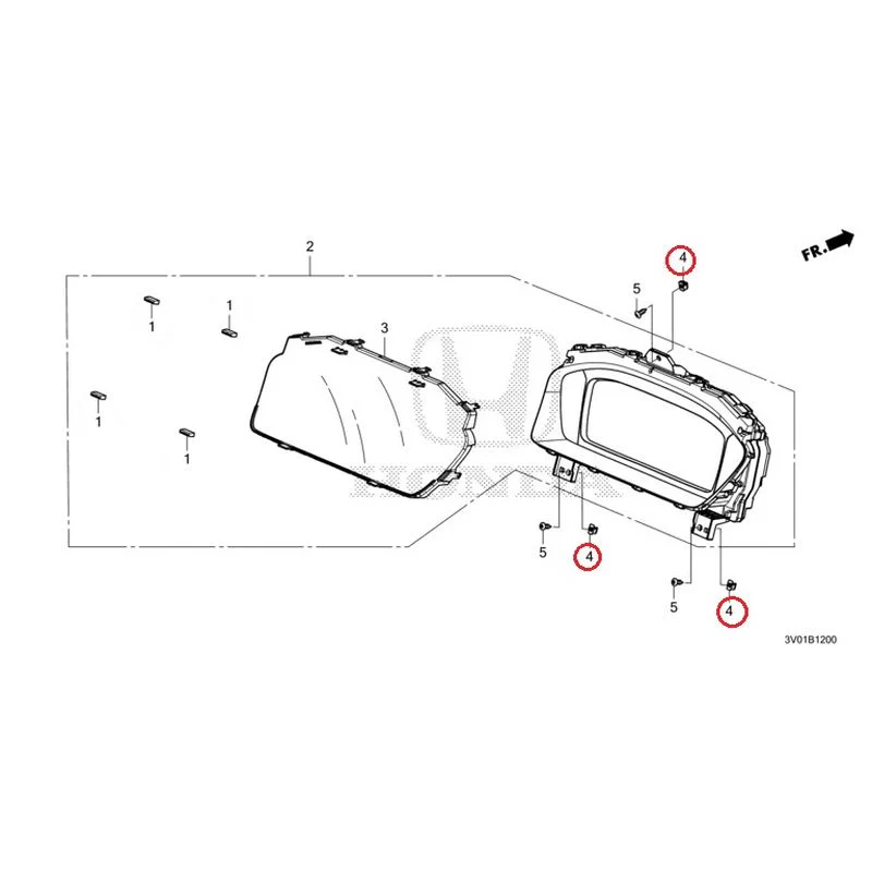 [NEW] JDM HONDA ZR-V RZ3 2023 Meter GENUINE OEM - Image 5