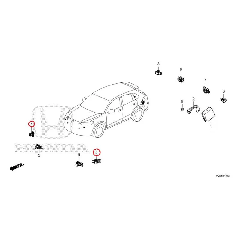 [NEW] JDM HONDA ZR-V RZ3 2023 Parking Sensor GENUINE OEM - Image 17