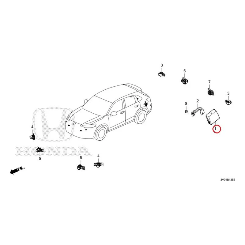 [NEW] JDM HONDA ZR-V RZ3 2023 Parking Sensor GENUINE OEM - Image 2