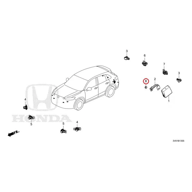[NEW] JDM HONDA ZR-V RZ3 2023 Parking Sensor GENUINE OEM - Image 33