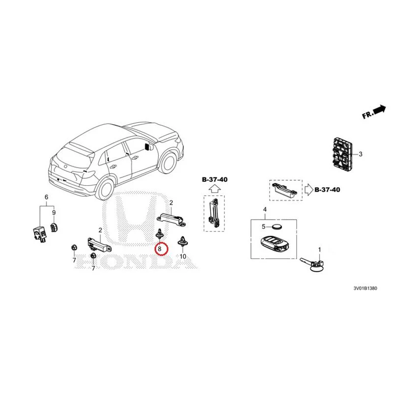 [NEW] JDM HONDA ZR-V RZ3 2023 Smart Unit GENUINE OEM - Image 10