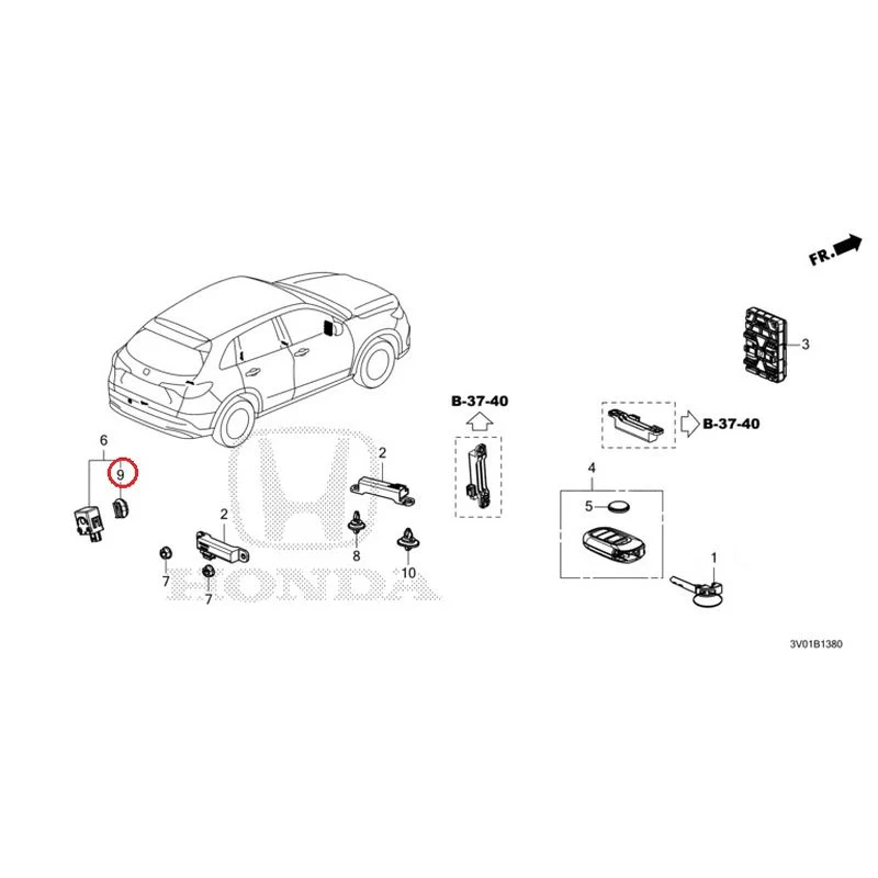 [NEW] JDM HONDA ZR-V RZ3 2023 Smart Unit GENUINE OEM - Image 11
