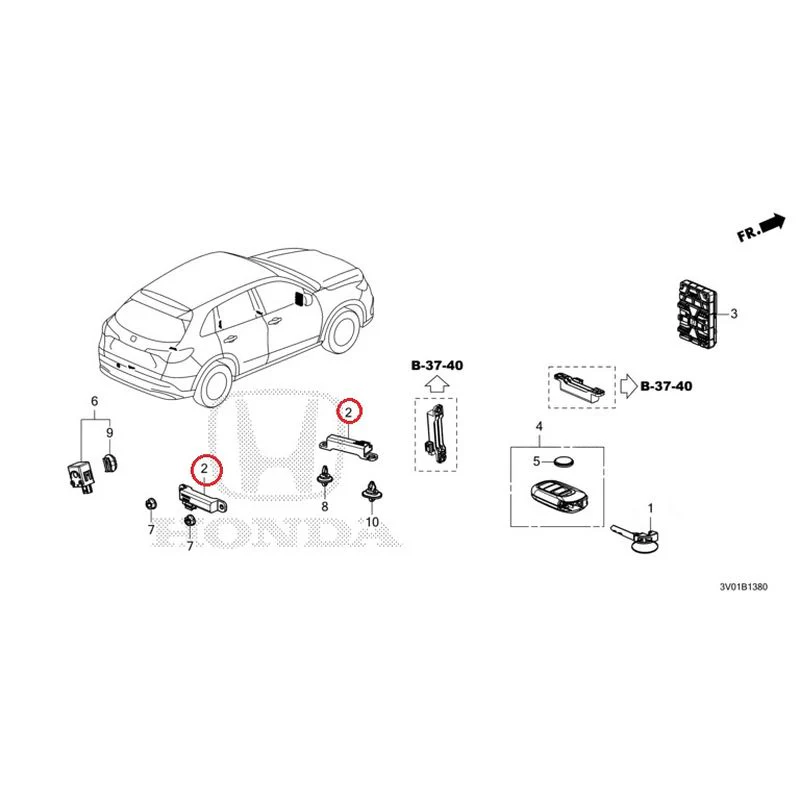 [NEW] JDM HONDA ZR-V RZ3 2023 Smart Unit GENUINE OEM - Image 3