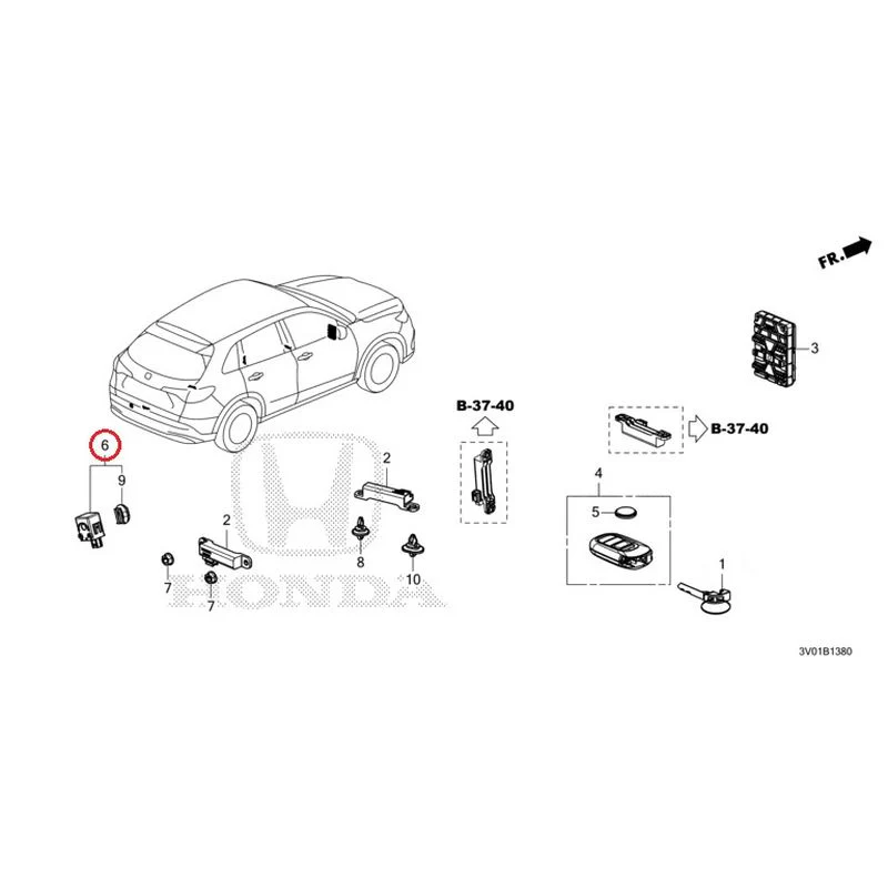 [NEW] JDM HONDA ZR-V RZ3 2023 Smart Unit GENUINE OEM - Image 8